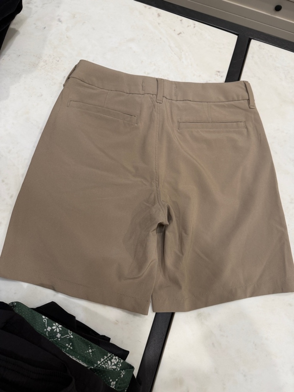 Abercrombie Performance Chino Shorts - Taupe - Picture 2 of 2